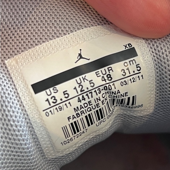 Jordan V.5 Grown Canvas Low Black 441713-001 - Picture 10 of 12